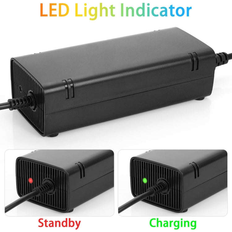 For Microsoft XBOX 360 E Console Power Supply Charger 135W 100-240V 2A AC Adapter, EU Plug, US Pl...