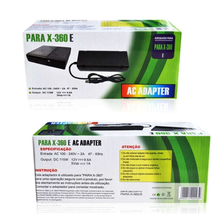 For Microsoft XBOX 360 E Console Power Supply Charger 135W 100-240V 2A AC Adapter, EU Plug, US Pl...