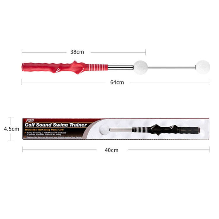 PGM HGB022 Golf Retractable Swing Practice Stick Indoor Golf Sound Assistant Practitioner