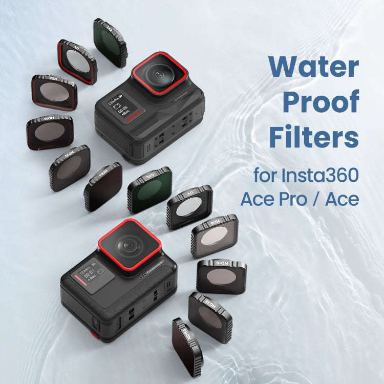 aMagisn Waterproof Filter Protective Goggles Sports Camera Accessories, For Insta360 Ace Pro UV, ...