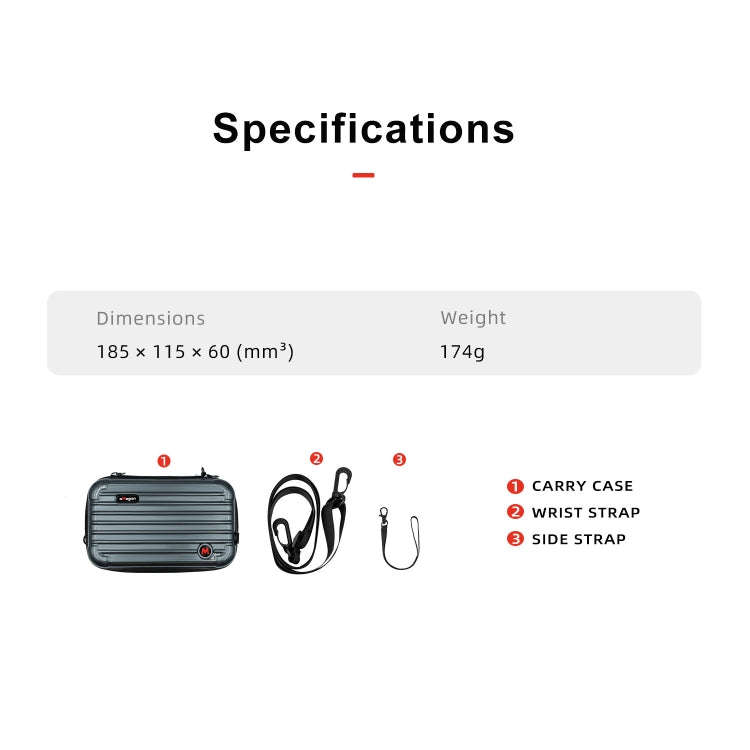 For Insta360 Flow aMagisn Small Storage Bag Protective Accessories, For Insta360 Flow