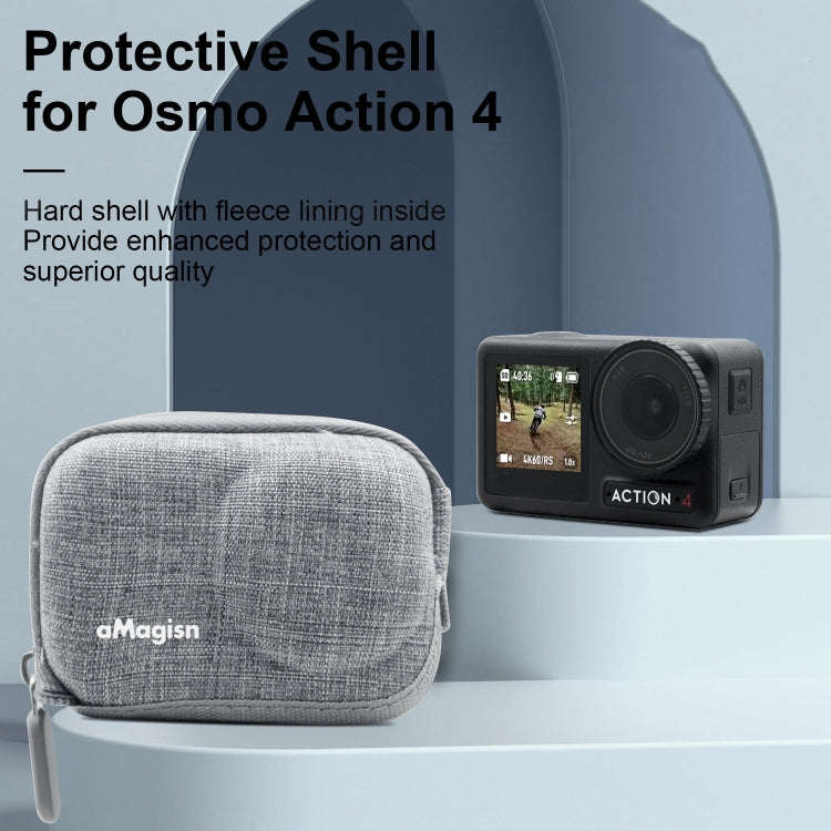 For DJI Osmo Action 4 / 3 aMagisn Body Bag Mini Storage Shell, For DJI Osmo Action 4 / 3
