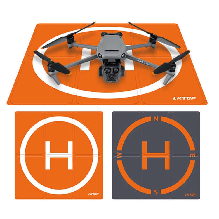 Drone Universal Landing Pad Double-sided Waterproof Foldable RC Aircraft Launch Mat, LKTOP 50cm, ...