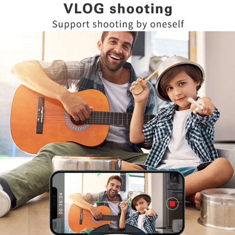 Hishell Rechargeable AI Face Intelligent Follow Shot Gimbal Cell Phone Live Streaming Video Stabi...