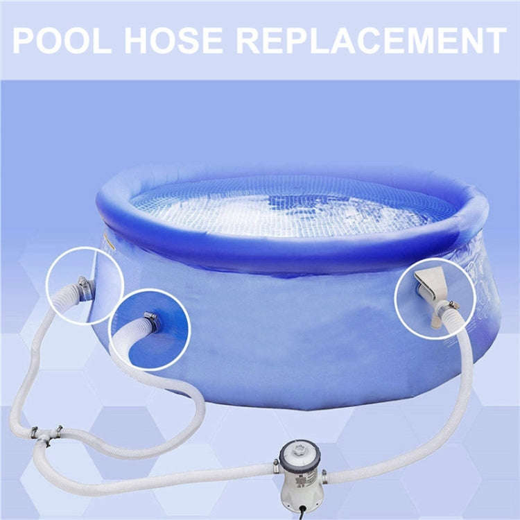 For Intex Swimming Pool Filter Pump Replacement, 1 Hose 2 Clamps, 2 Hoses 4 Clamps, 1 Hose 2 Clam...