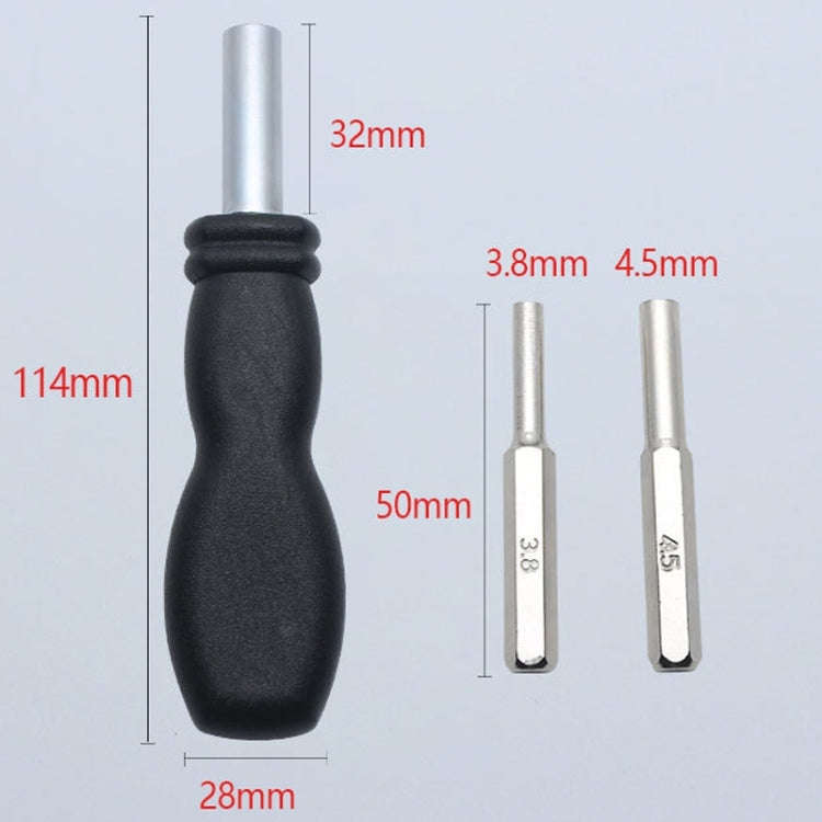 For N64/NGC/SFC Game Console Disassembly Hardware Tools Screwdriver Accessories, 3.8mm Sleeve, 4....