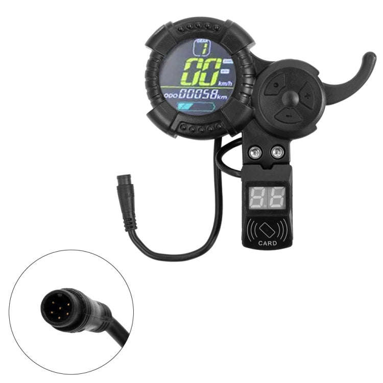 Scooter Meter for VSETT ZERO 10 / 8X / 10X / Z8PRO, 6 Pin