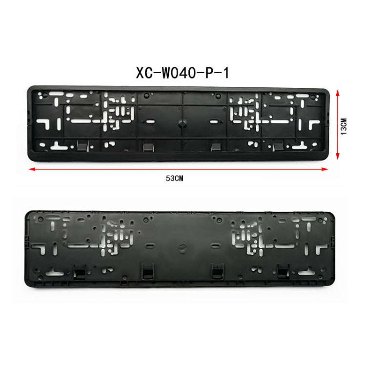 European Plastic Car License Plate Modified Frame Holder, XC-W040, XC-W088, XC-W089