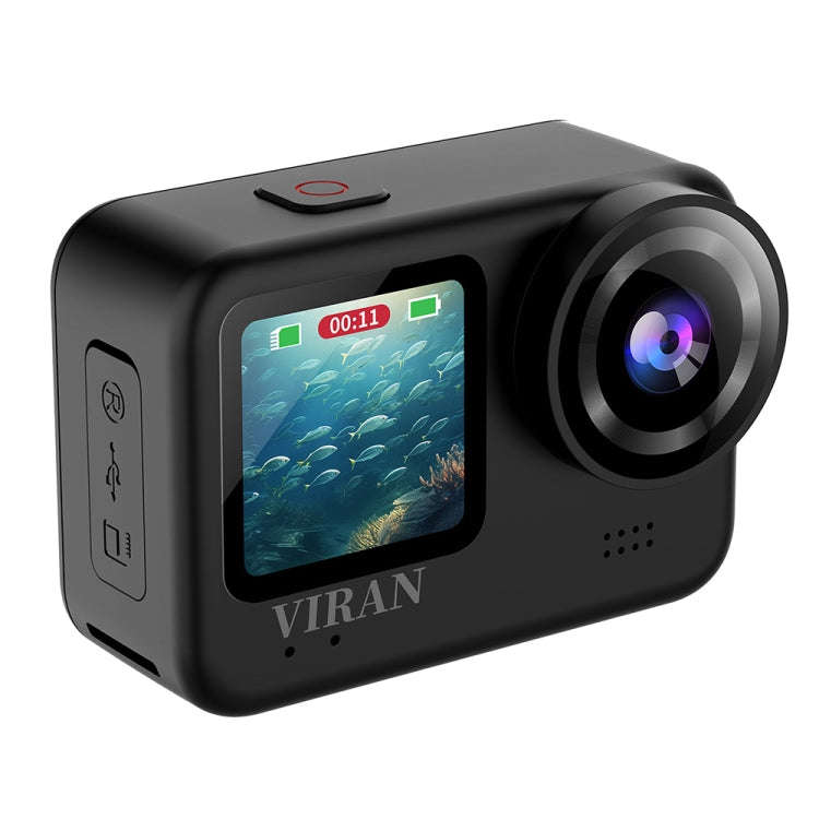 VIRAN V9 4K Dual Color Screen Diving Anti-Shake Action Camera Outdoor Cycling Travel Recorder