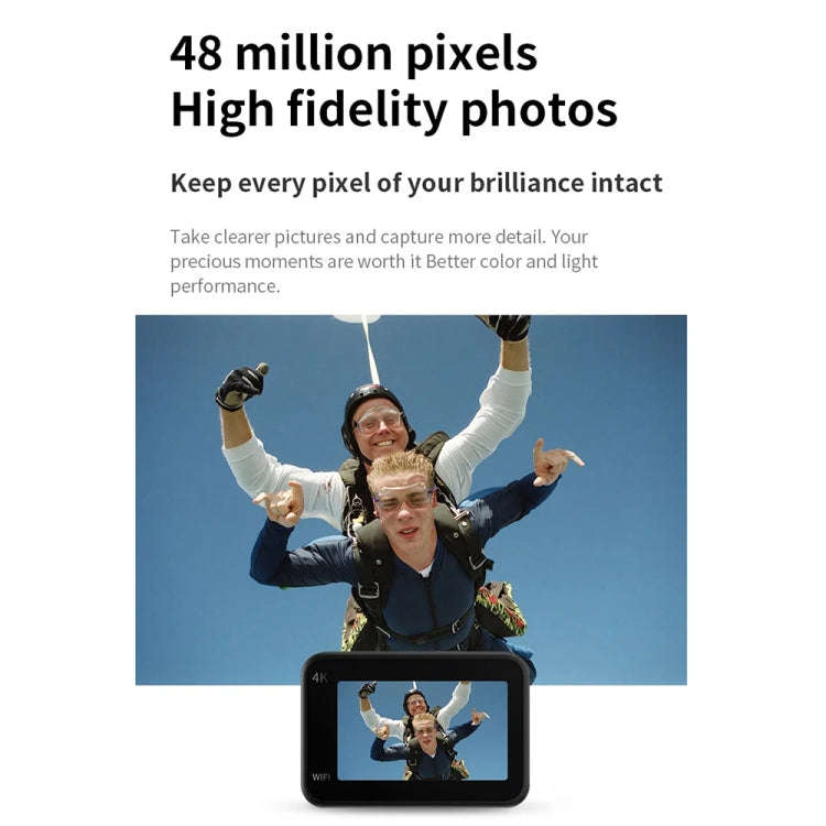 VIRAN V9 4K Dual Color Screen Diving Anti-Shake Action Camera Outdoor Cycling Travel Recorder