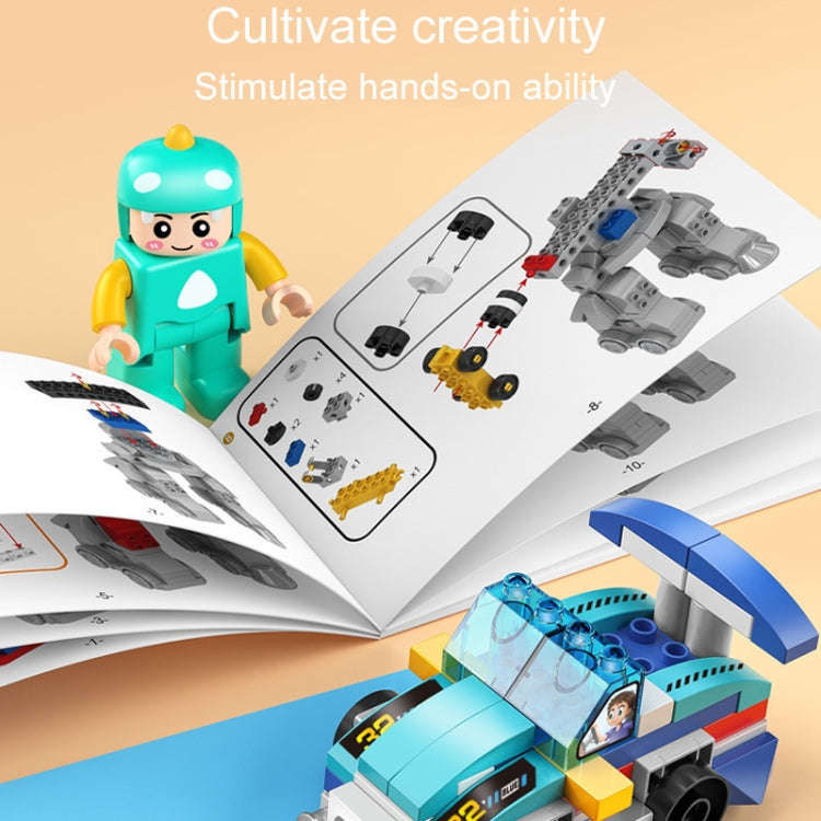 Variable Robot Car Building Block Toys Children Educational Assembling Toys, 172pcs /Box