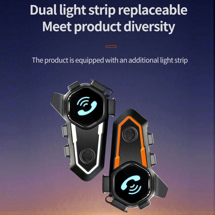 Motorcycle Noise Reduction Waterproof Helmet Cycling Bluetooth Headphones