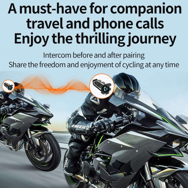 Motorcycle Noise Reduction Waterproof Helmet Cycling Bluetooth Headphones