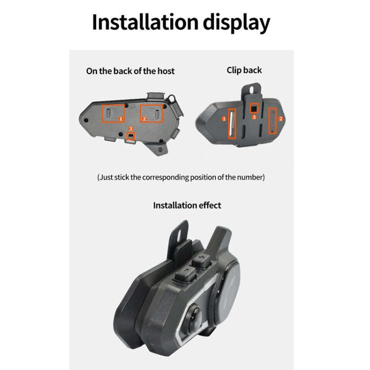 Motorcycle Noise Reduction Waterproof Helmet Cycling Bluetooth Headphones