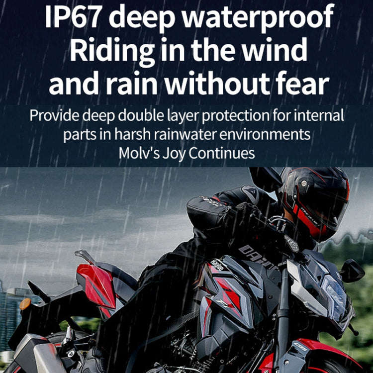 Motorcycle Noise Reduction Waterproof Helmet Cycling Bluetooth Headphones