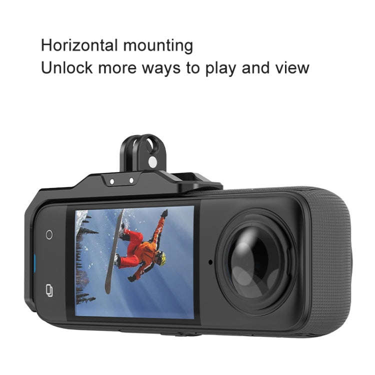 For Insta360 X4 / X3 Hepail Horizontal And Vertical Shooting Quick Release Metal Magnetic Bracket...