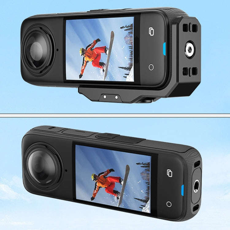 For Insta360 X4 / X3 Hepail Horizontal And Vertical Shooting Quick Release Metal Magnetic Bracket...