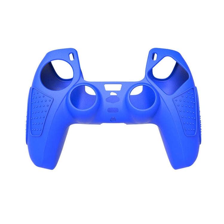 For PS5 Gamepad Silicone Protective Case Anti-Skid Soft Silicone Cover, White, Blue, Black, White...
