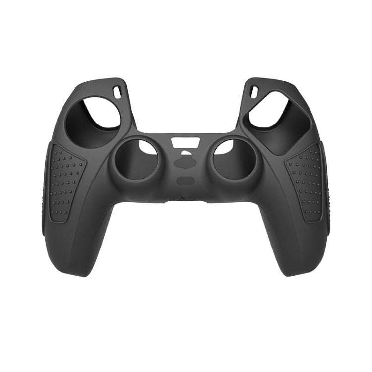 For PS5 Gamepad Silicone Protective Case Anti-Skid Soft Silicone Cover, White, Blue, Black, White...