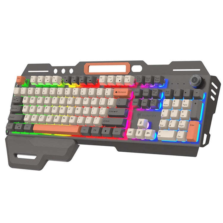XUNSVFOX K90 Mechanical Feeling Metal Keyboard Gaming Computer Wired Keyboard