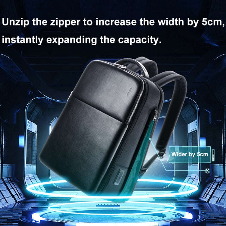 Bopai 61-18911 Large Capacity Waterproof Travel Laptop Backpack With USB+Type-C Port, Ultimate, D...