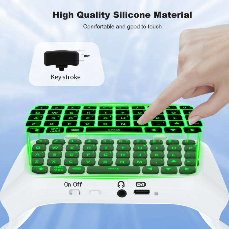 For PS5 JYS-P5172 Gamepad Wireless Bluetooth External Keyboard, Without Gamepad, JYS-P5172 (Black...