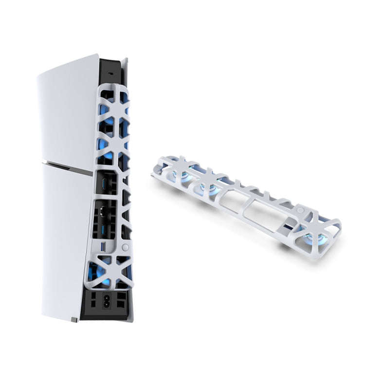 For PS5 Slim DOBE TP5-3538 Host Rear Blu-ray Fan Thermal Cooling Fan, DOBE TP5-3538 (White), DOBE...