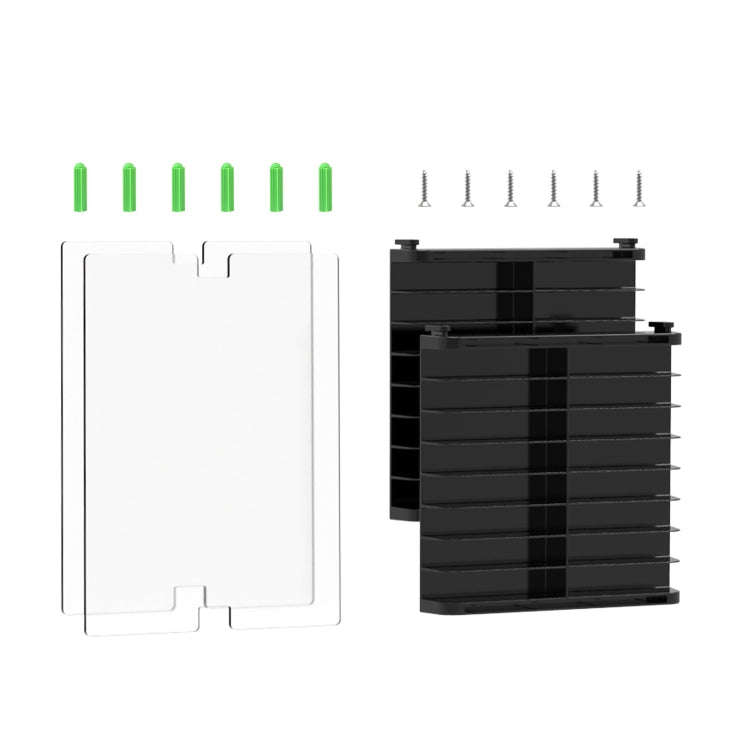 Game Card CD Disk Storage Bracket Wall Mounted Storage CD Case, 32 sheets
