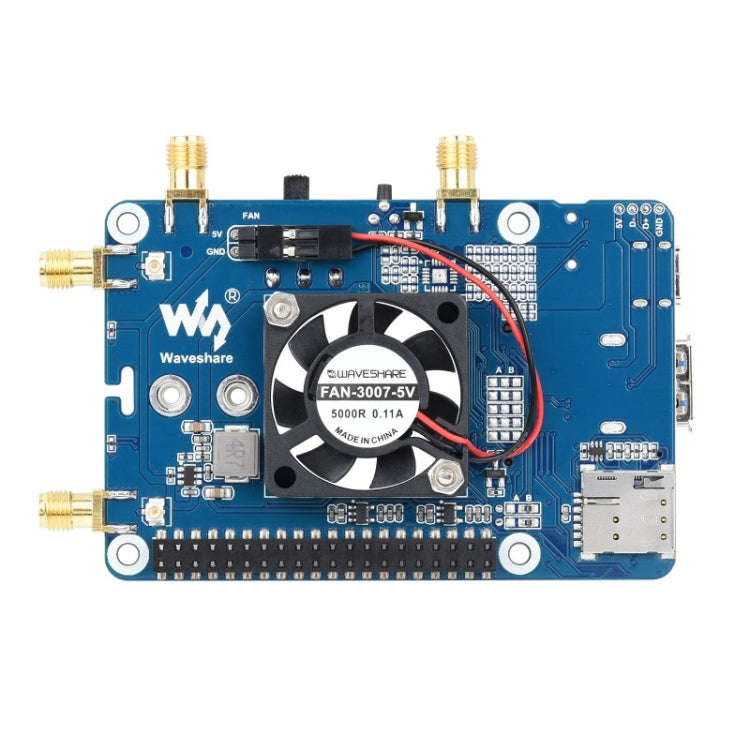 Waveshare SIM8262E-M2 5G HAT For Raspberry Pi, Quad Antennas 5G NSA, 5G/4G/3G Compatible