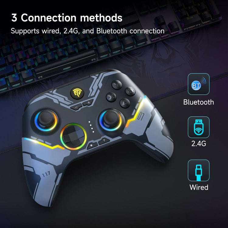 EasySMX X15 Hall Joystick Trigger RGB Wireless Gamepad, Starry Sky, Mech