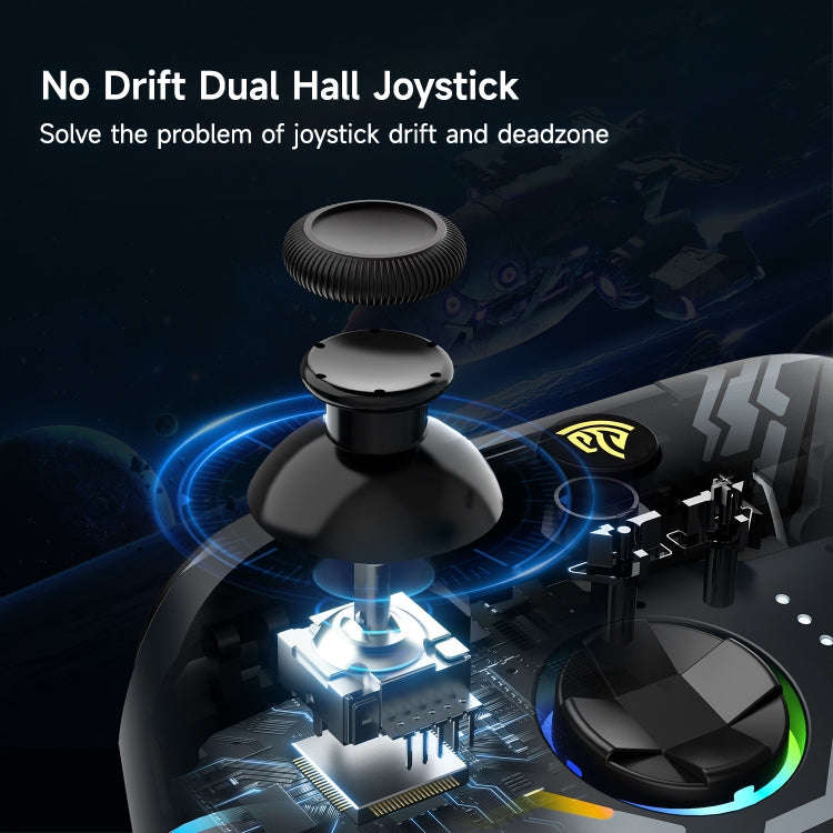 EasySMX X15 Hall Joystick Trigger RGB Wireless Gamepad, Starry Sky, Mech