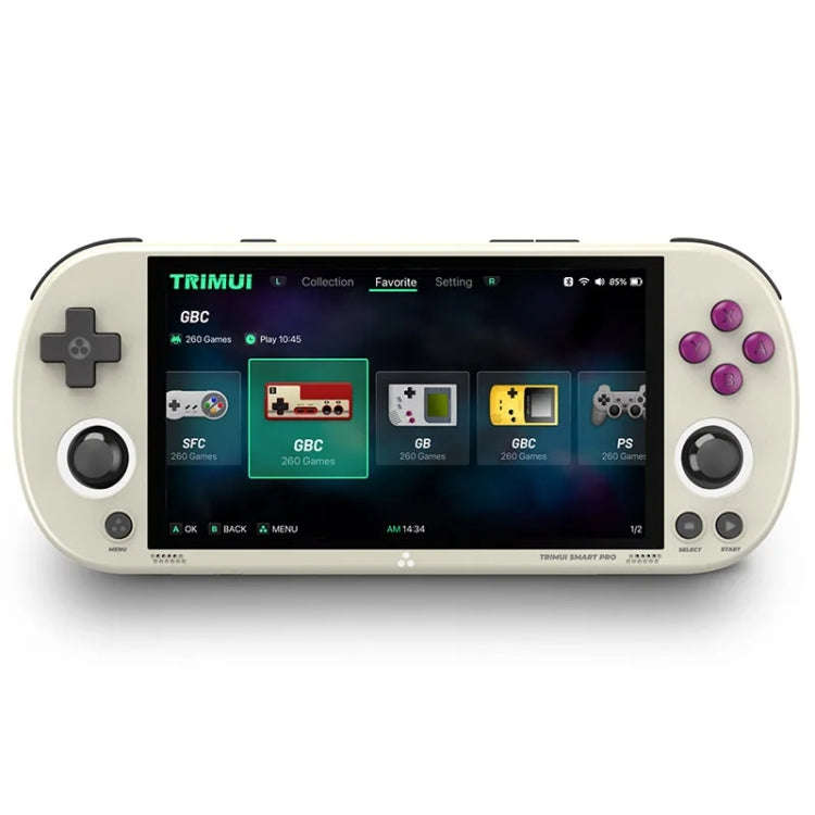 Trimui Smart Pro 4.96 Inch IPS Screen Handheld Game Console Open Source Linux System, 64G, 128G, ...