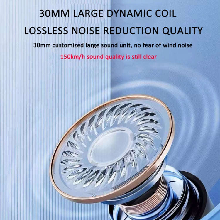 Bluetooth 5.3 Motorcycle Helmet Headset Stereo Intelligent Noise Reduction Riding Headphone