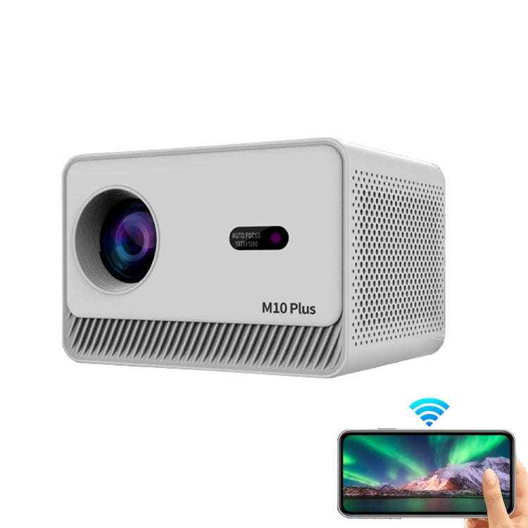 M10 Plus 1280x720P Projector 2.4G / 5G WIFI Bluetooth 5.2 Android 11 System Home Cinema, US Plug,...