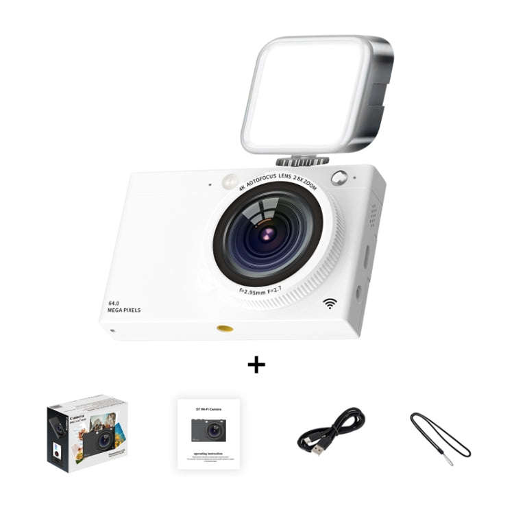 High-Definition CCD Digital Camera 64 Million WiFi Card Camera, Black, White, Black + Microphone/...