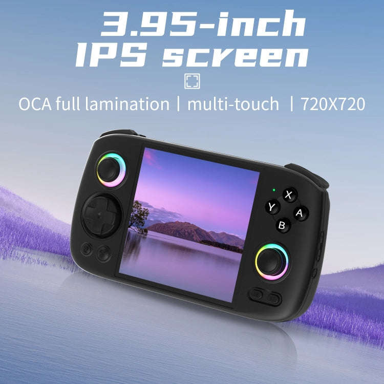 ANBERNIC RG Cube Retro Handheld Game Console With 3.95 Inch Screen T820 CPU Android 13 RGB Light,...