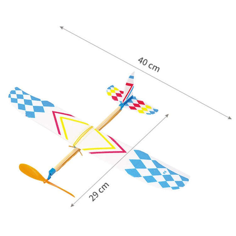 Rubber Bands Power Airplane Model DIY Technology Small Craft Children Science Experiment Class Pu...