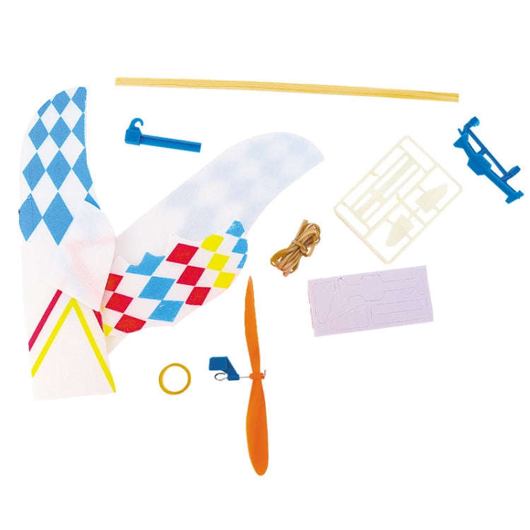 Rubber Bands Power Airplane Model DIY Technology Small Craft Children Science Experiment Class Pu...