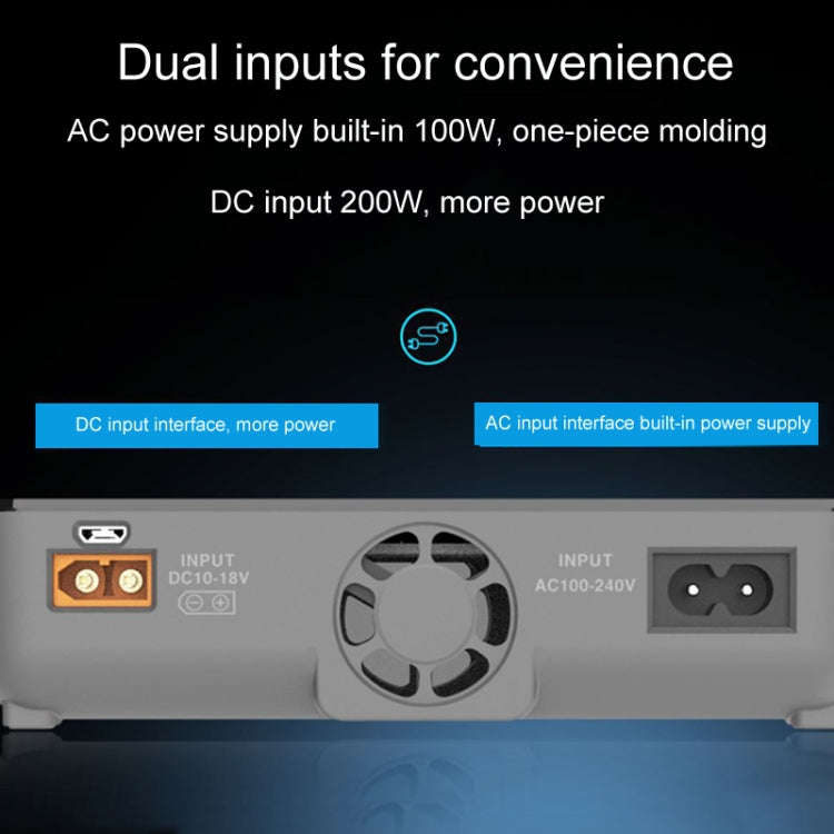 ToolkitRC Q4AC Four-Channel Airplanes And Drones Model Li-Po Battery Balance Charger, Q4AC