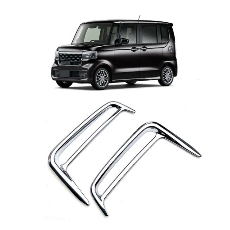 For Honda 2023 N-BOX Custom JF5/JF6 Right-hand Drive Bumper Fog Lamp Decorative Frame