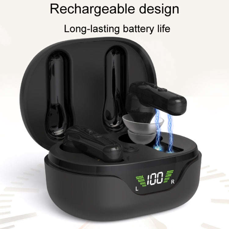 1pair Rechargeable In-Ear Hearing Aid Elderly Sound Amplifier, In-Ear
