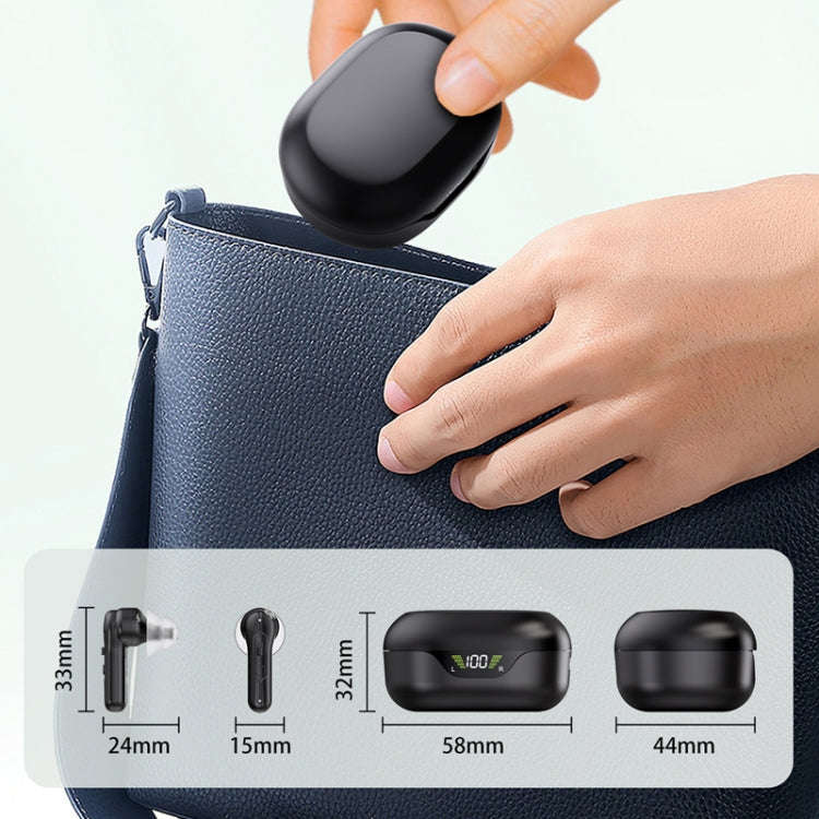 1pair Rechargeable In-Ear Hearing Aid Elderly Sound Amplifier, In-Ear