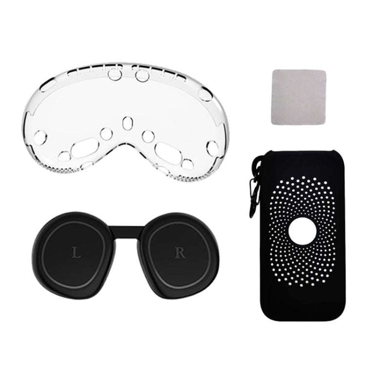 For Apple Vision Pro 4 In 1 Kit Lens Cover Battery Protection Case Accessories, A Style Black, A ...