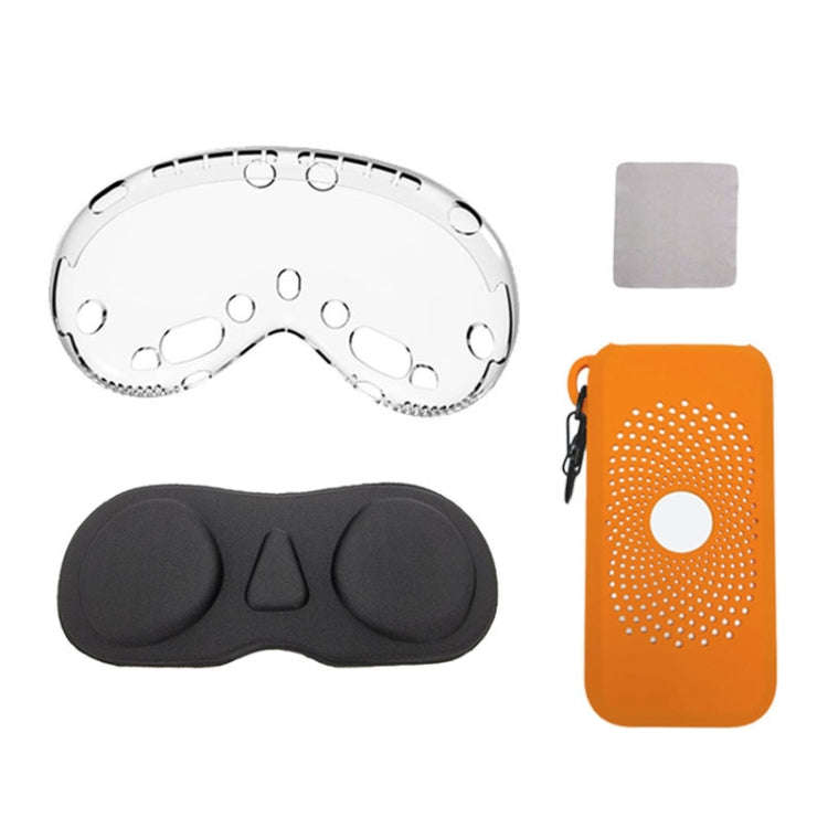 For Apple Vision Pro 4 In 1 Kit Lens Cover Battery Protection Case Accessories, A Style Black, A ...