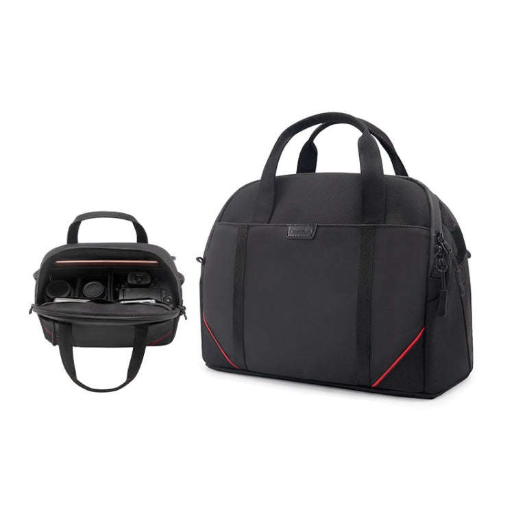 Cwatcun D109 Portable Casual Waterproof Multi-Function Camera Storage Photography Bag, Small Blac...