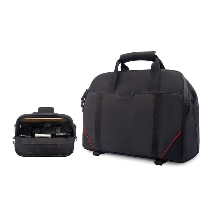 Cwatcun D109 Portable Casual Waterproof Multi-Function Camera Storage Photography Bag, Small Blac...