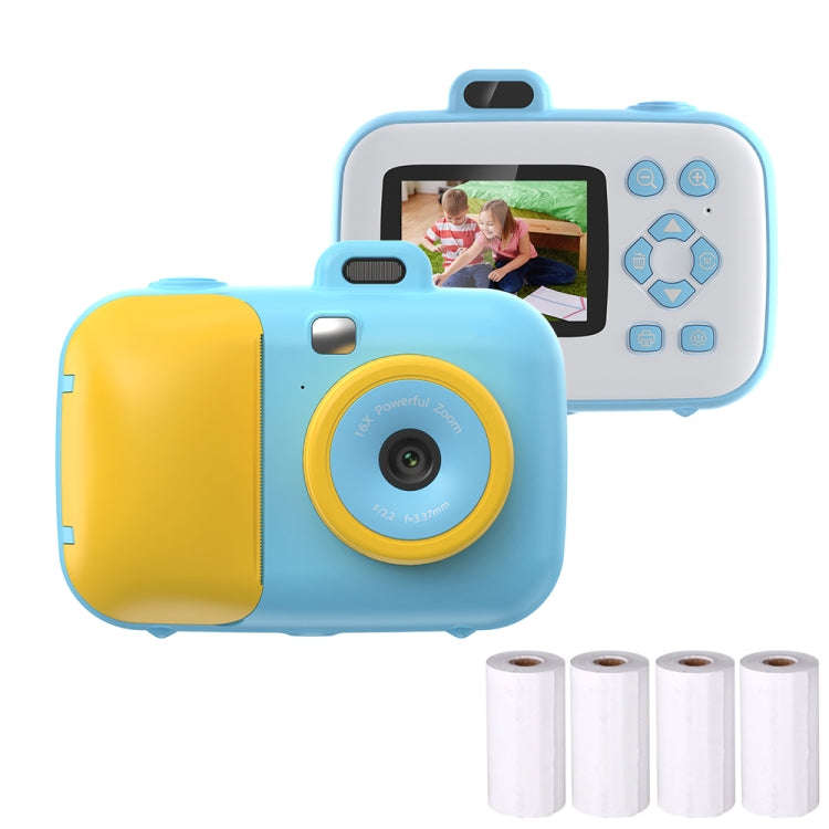 2.4-Inch Smart Digital Kids Thermal Printing Camera With Printing Paper, 503J Pink Fixed Focus, 5...