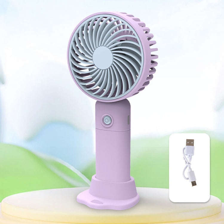 Desktop USB Charging Small Fan Portable Cell Phone Holder Handheld Fan