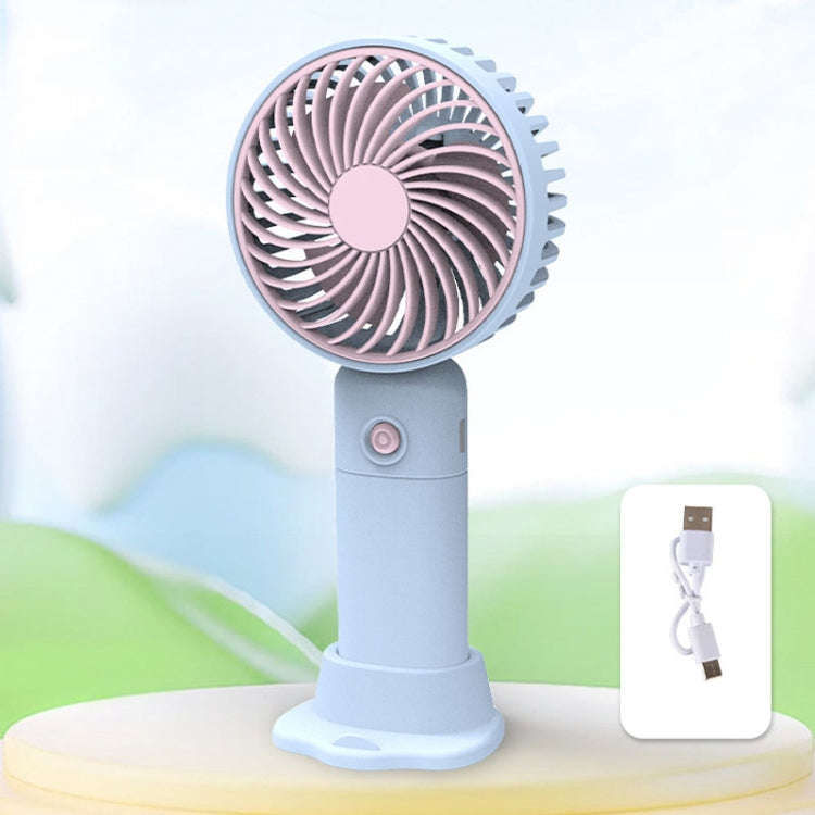 Desktop USB Charging Small Fan Portable Cell Phone Holder Handheld Fan