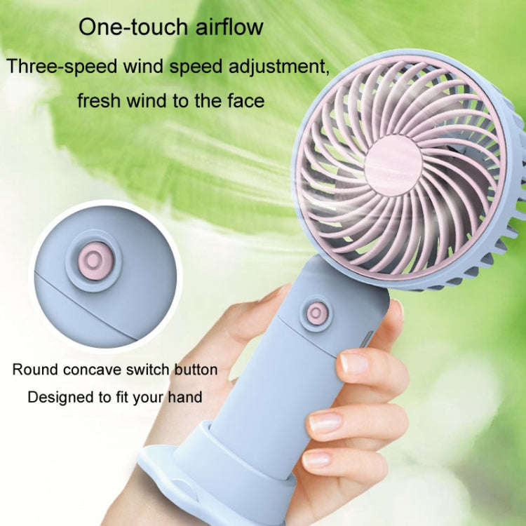 Desktop USB Charging Small Fan Portable Cell Phone Holder Handheld Fan